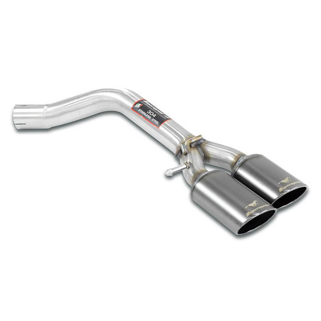 SUPERSPRINT 775977 Rear pipe Right 100x75 Black AUDI A6 C7 Typ 4G FACELIFT 2015 -> Photo-0