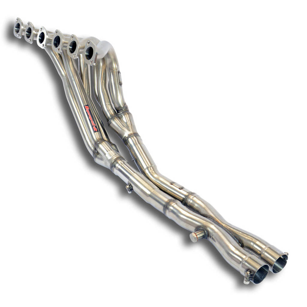 SUPERSPRINT 782101 Manifold + "X-Pipe" - (Left Hand Drive) - Stainless steel for OEM catalytic conve Photo-0