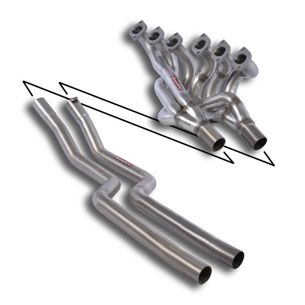 SUPERSPRINT 520401 Manifold + connecting pipes 100% Stainless steel BMW Serie 5 E12 Photo-0