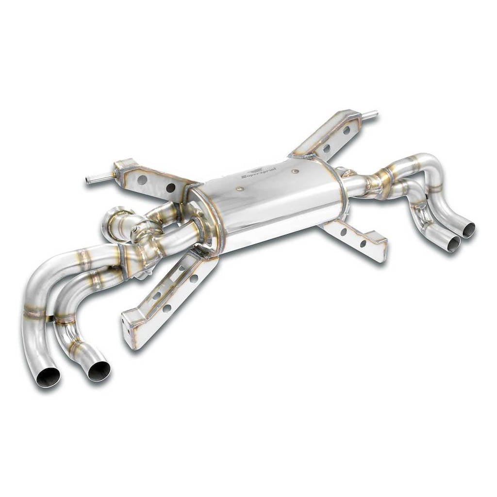 SUPERSPRINT 350554 Rear exhaust Right - Left with valves LAMBORGHINI Photo-0