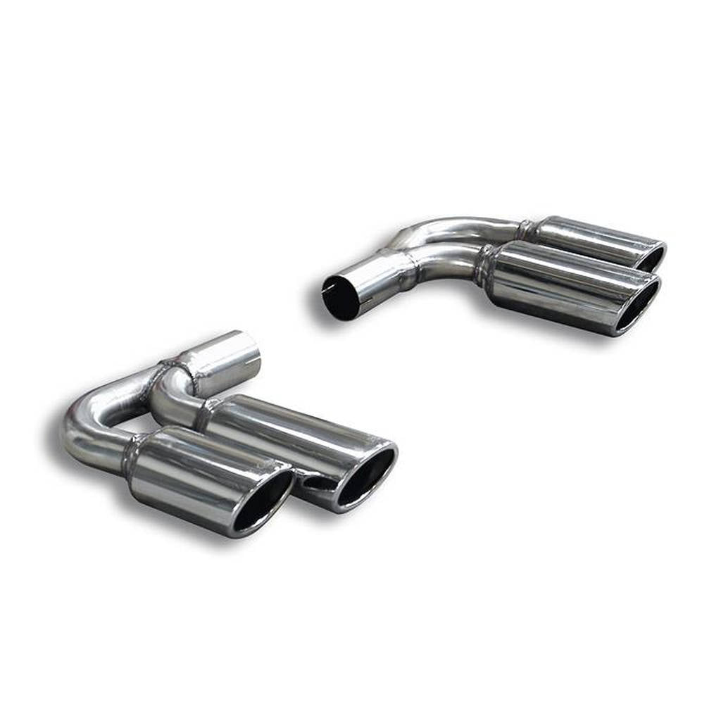 SUPERSPRINT 768427 Endpipe kit Right + Left 4 exit 90x70 AUDI TT QUATTRO 2a serie (Typ 8J) '07 -> Photo-0