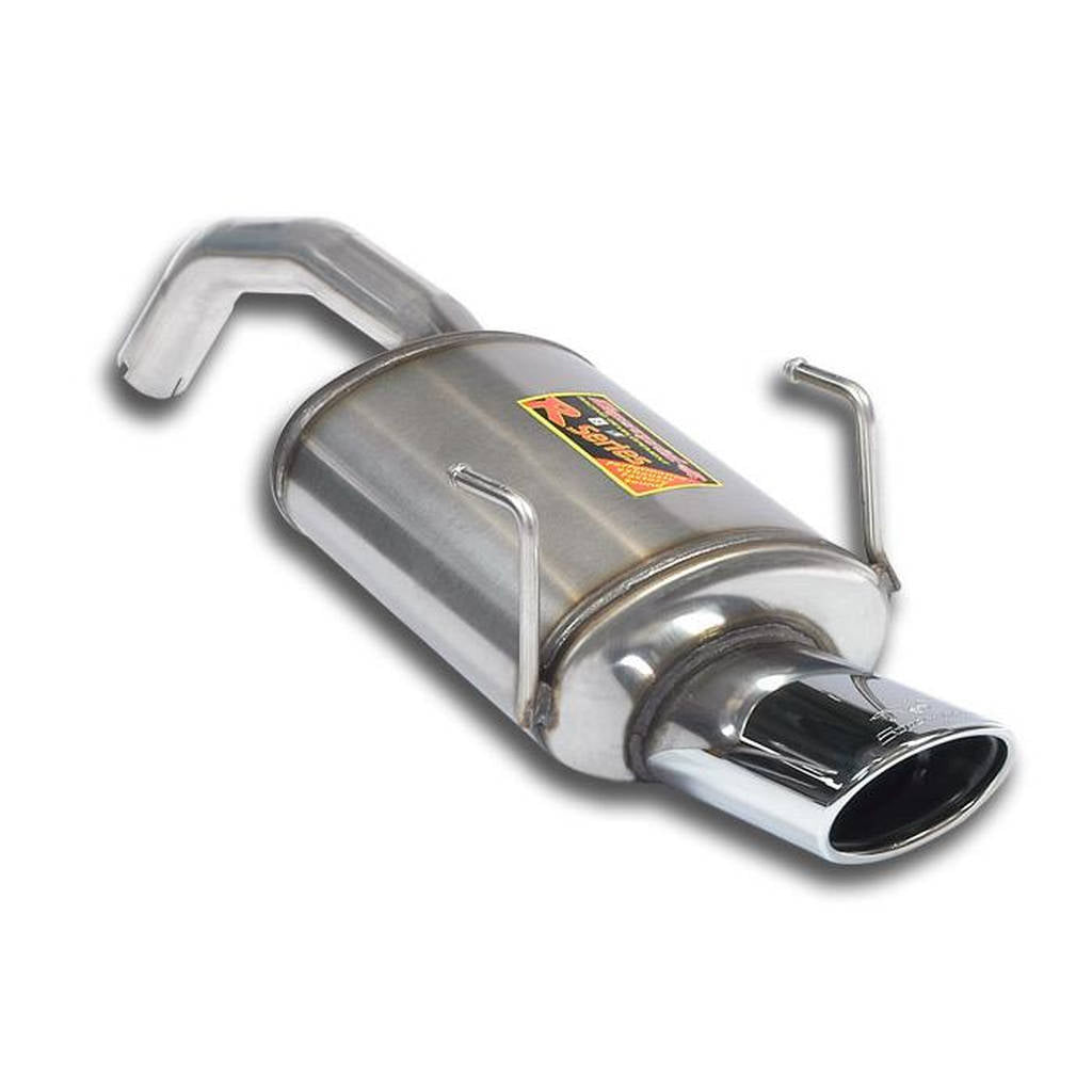 SUPERSPRINT 816505 Rear exhaust 120x80 STEEL 409 FIAT 500 '07 -> Photo-0
