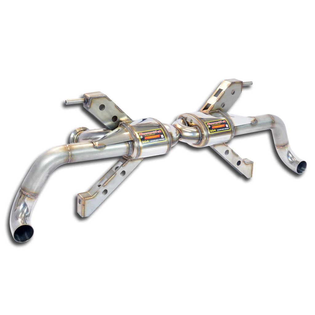 SUPERSPRINT 771234 Rear exhaust "Racing" Right - Left - (Replaces the main catalytic converter - fit Photo-0
