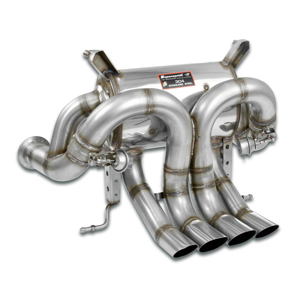 SUPERSPRINT 350604 Rear exhaust right - left mit valves - (Replaces the main catalytic converter) La Photo-0