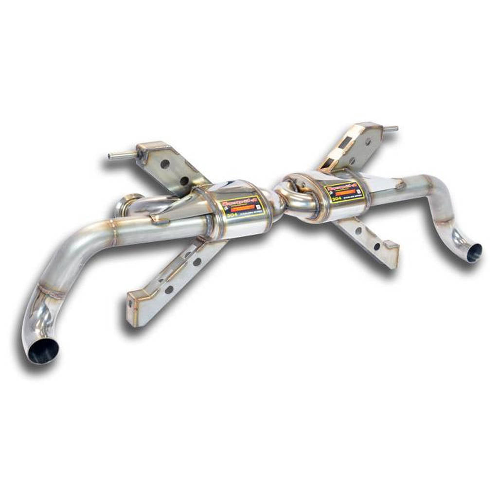 SUPERSPRINT 771134 Rear exhaust "Racing" Right - Left - (Replaces the main catalytic converter - fit Photo-0