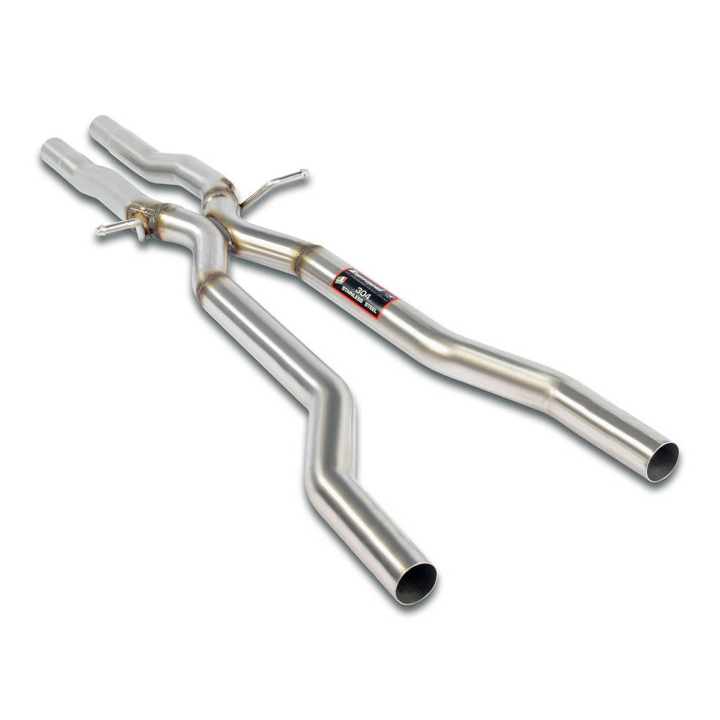 SUPERSPRINT 767313 Centre pipe + "X-Pipe" AUDI A6 RS6 C6 Typ 4F QUATTRO '08 -> '10 Photo-0