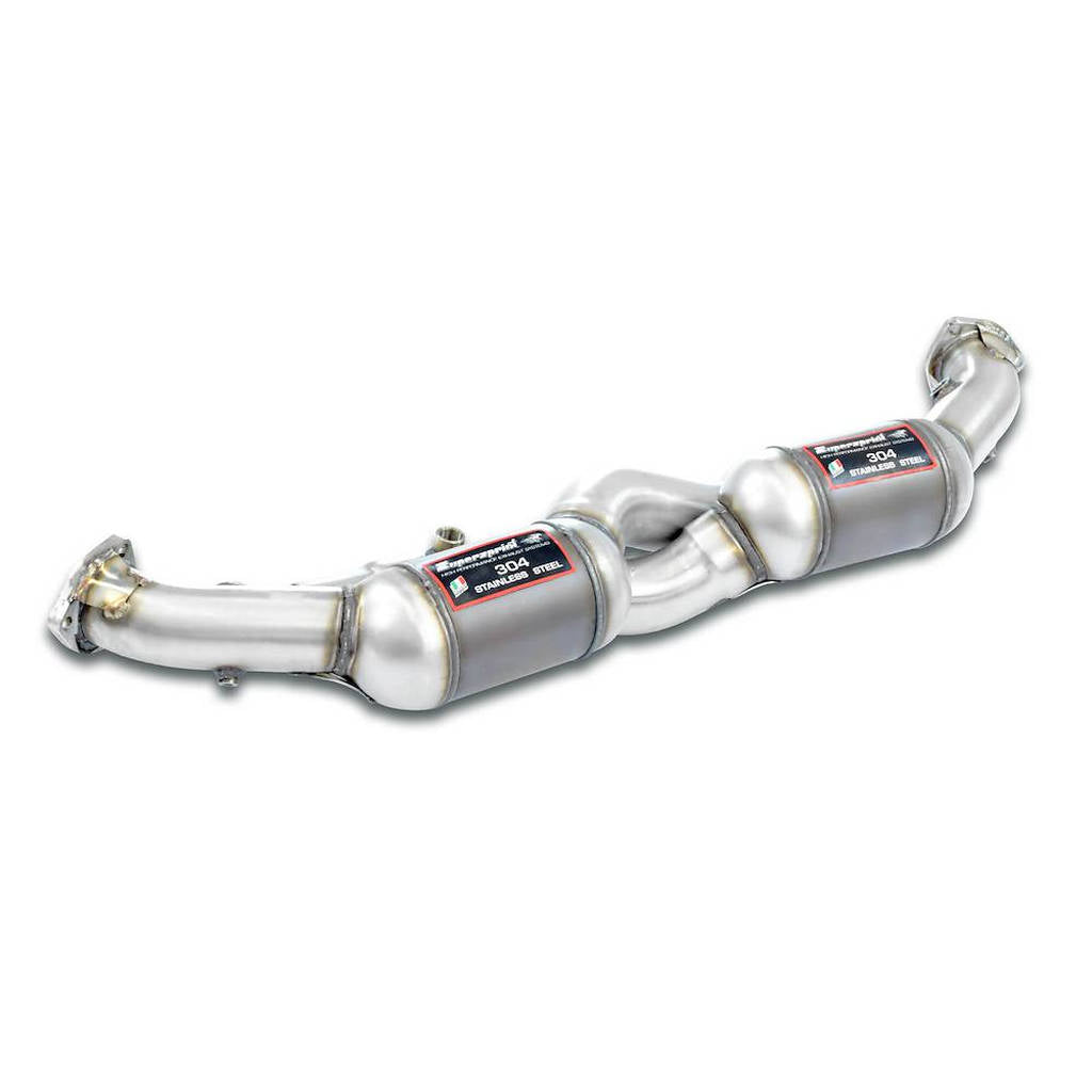 SUPERSPRINT 243402 Front pipe Right + Left with Metallic catalytic converter 100CPSI PORSCHE 911 (Se Photo-0
