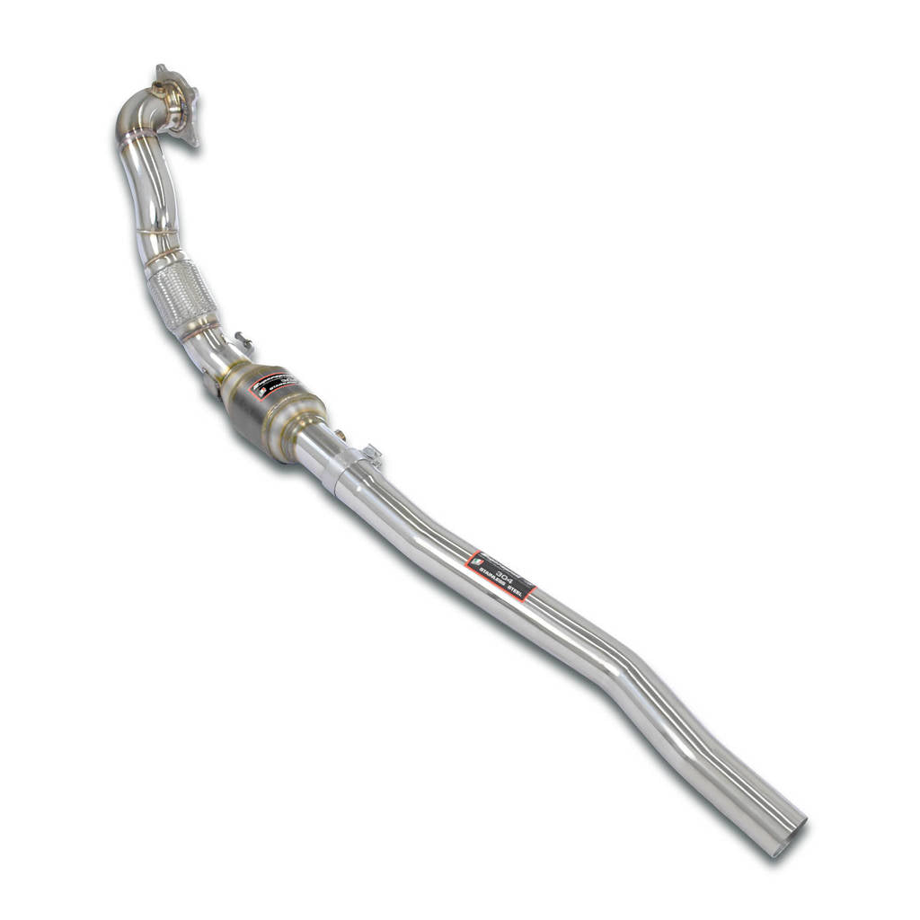 SUPERSPRINT 766321 Pipe Kit for turbo charger, with metal Kat 100 cpsi. AUDI A3 8P S3 '07 -> Photo-0