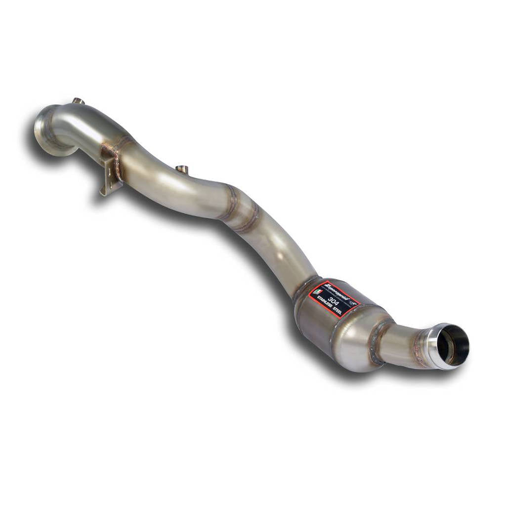 SUPERSPRINT 721961 Downpipe Right + Metallic catalytic converter - (Replaces pre-catalytic converter Photo-0