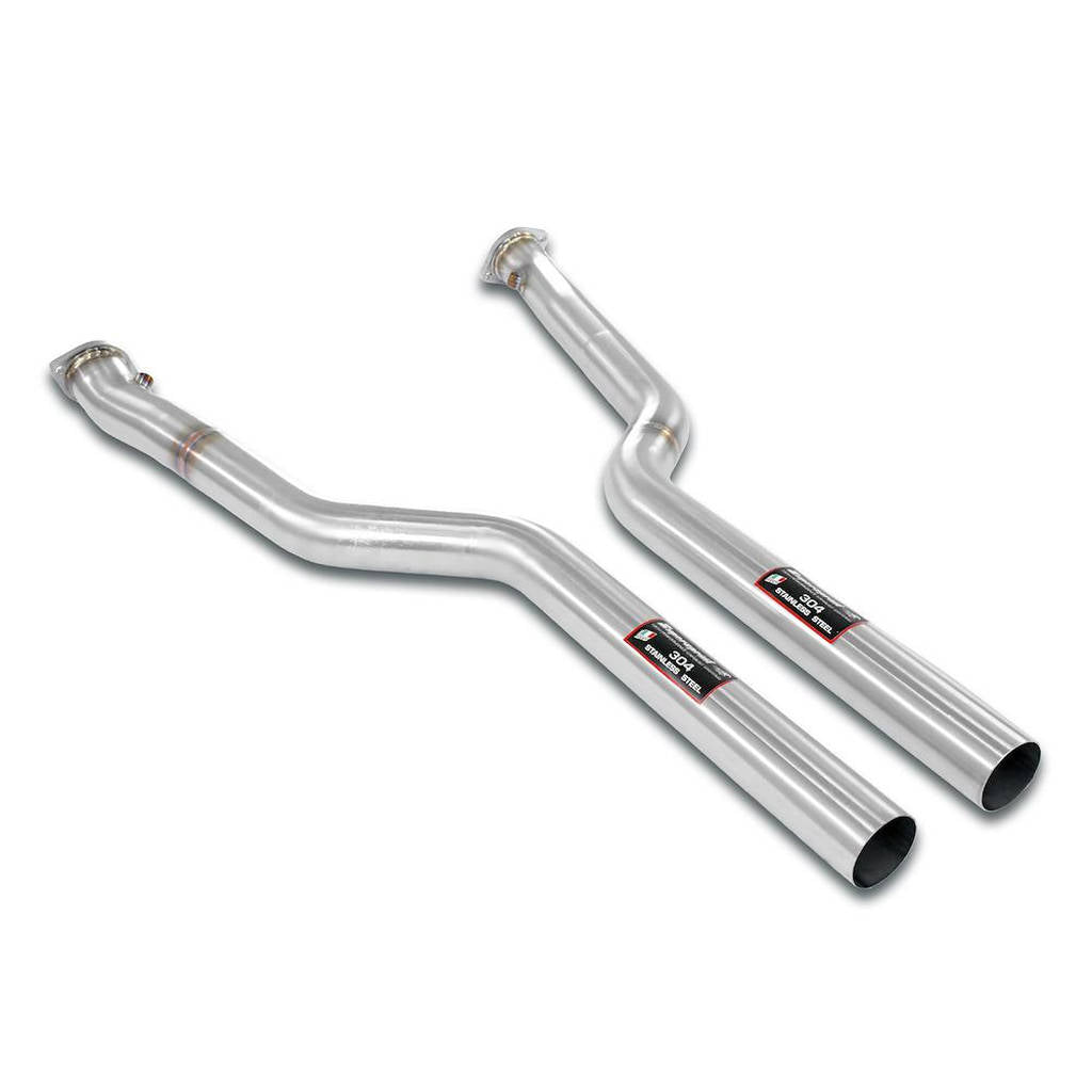SUPERSPRINT 988812 Front pipes kit Right - Left - (Replaces the main catalytic converter, for OEM he Photo-0
