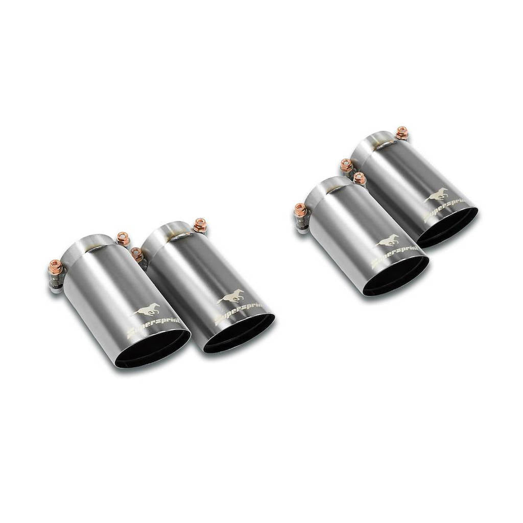 SUPERSPRINT 989646 Endpipes kit "Racing Black" OO80 Right - OO80 Left BMW F80 M3 Photo-0