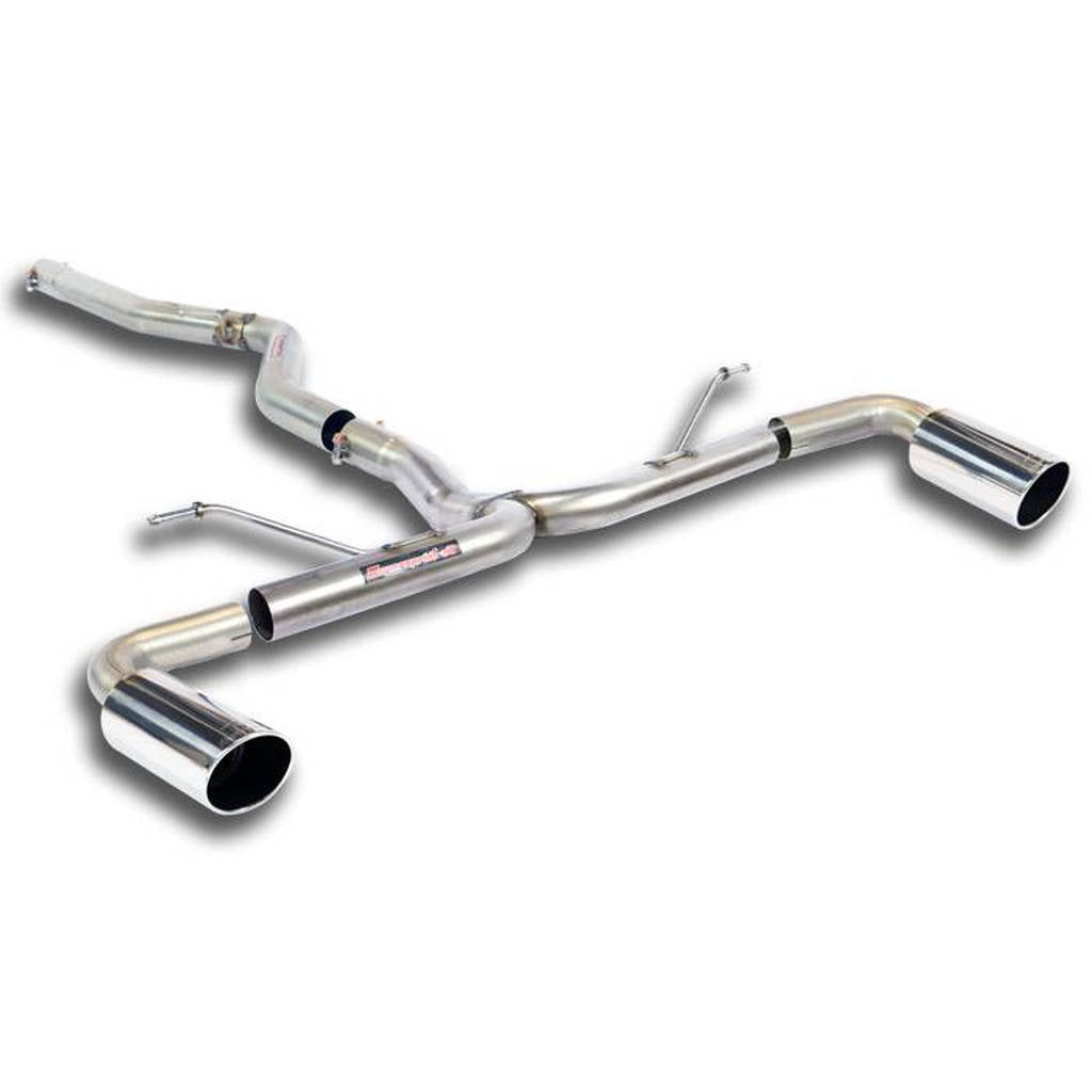 SUPERSPRINT 522114 Connecting pipe + rear pipe Right O90 - Left O90 BMW F30/F31 2012 -> 2015 Photo-0