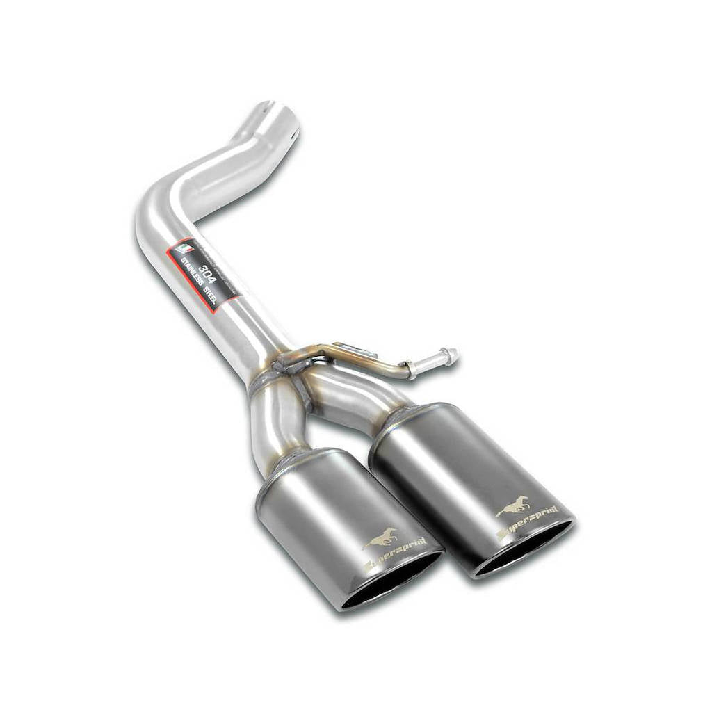 SUPERSPRINT 775987 Rear pipe Left 100x75 Black AUDI A6 C7 Typ 4G FACELIFT 2015 -> Photo-0