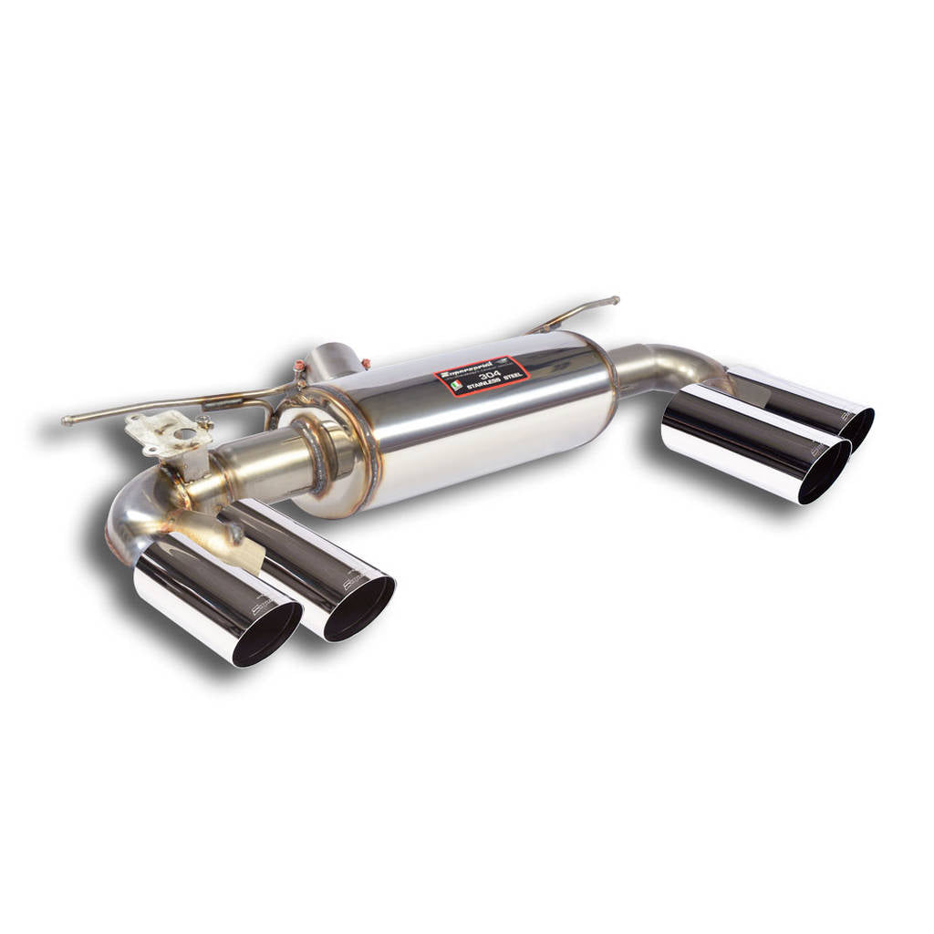 SUPERSPRINT 523636 Rear exhaust OO80 Right + OO80 Left with valve "Race Tips" BMW M2 Photo-0