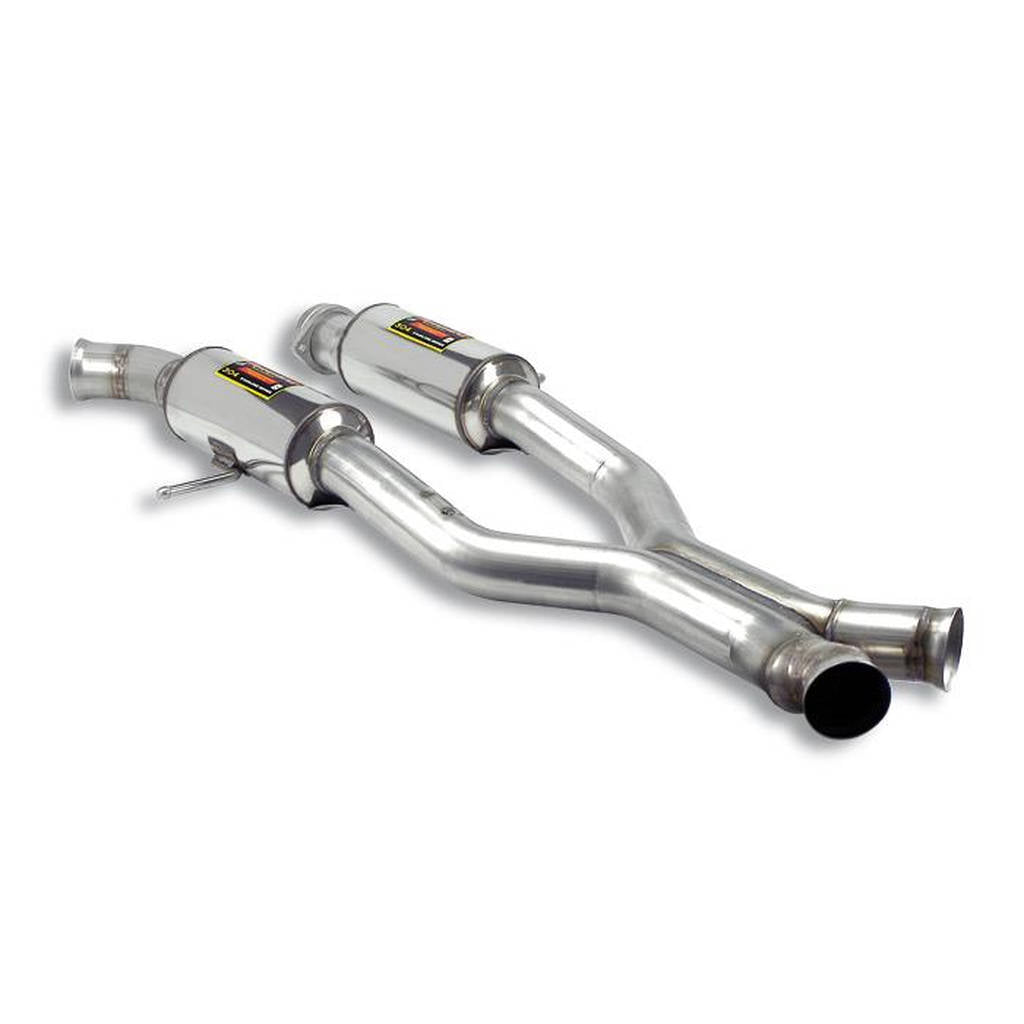 SUPERSPRINT 846803 Central muffler + "X-Pipe" MERCEDES-Benz W164 ML AMG Photo-0