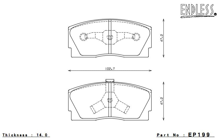ENDLESS EP199SSY Brake pads Photo-0