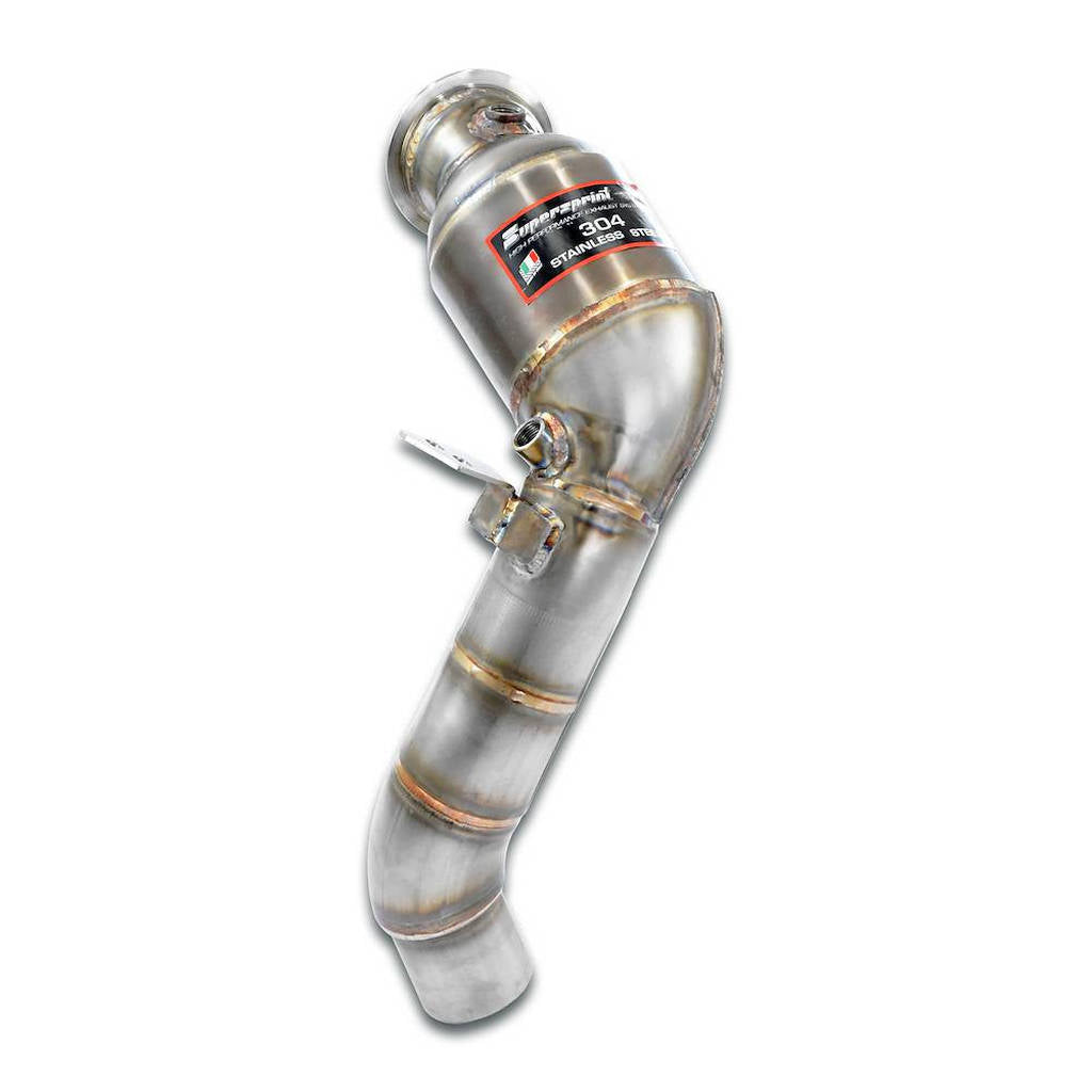 SUPERSPRINT 986741 Turbo downpipe kit + Metallic catalytic converter Left BMW F10 M5 Photo-0