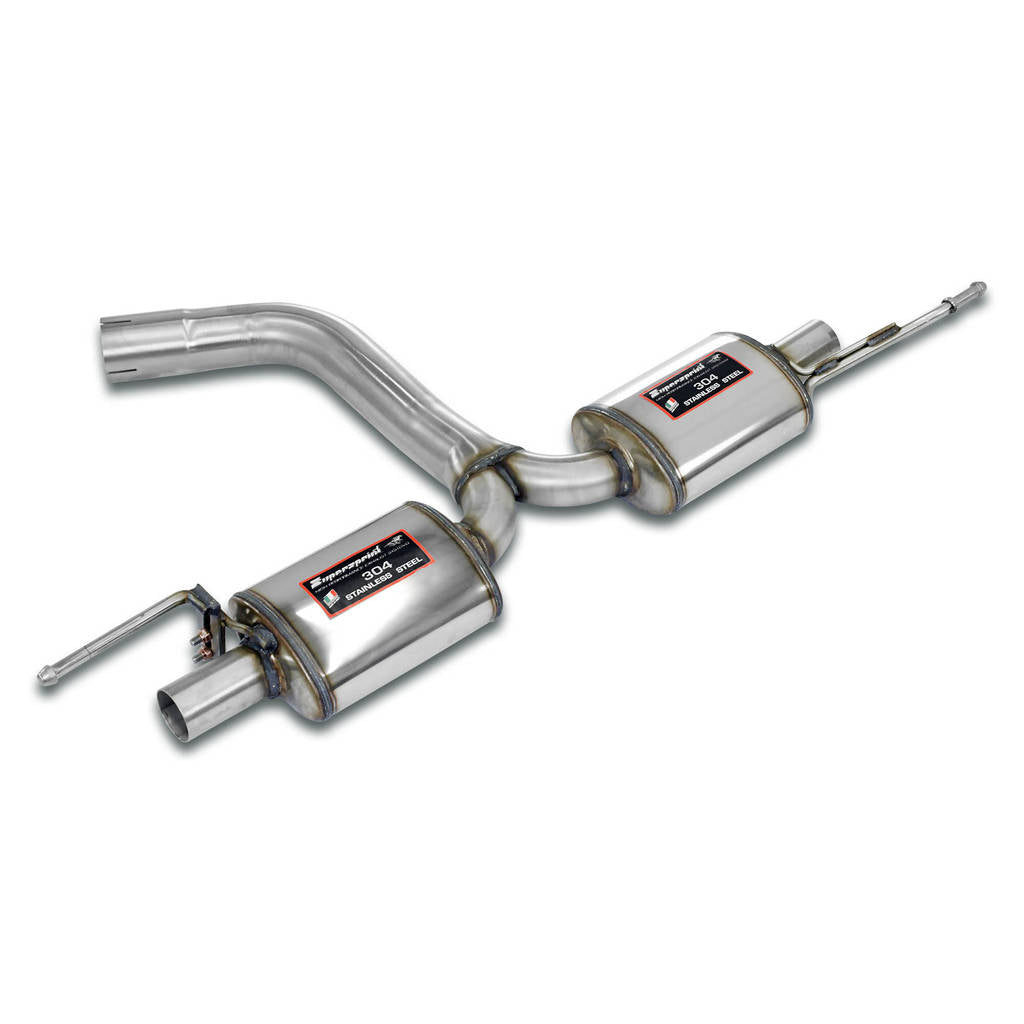 SUPERSPRINT 328504 Rear exhaust "Racing" right - left VW GOLF VI GTI Photo-0