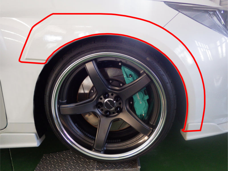 CUSCO 1A9 820 OF Over fender for TOYOTA Corolla Sport (NRE210H/NRE214H/ZWE211H) Photo-2