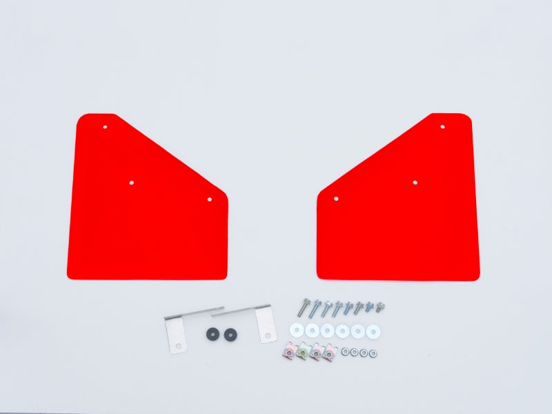 CUSCO 1C4 851 FR Mud Flaps Front (red) for TOYOTA RAV4 (MXAA52/MXAA54) 2019- Photo-0