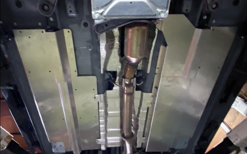 CUSCO 901 214 A Under body guard system (floor guard) for TOYOTA Vitz (NCP131) Photo-0