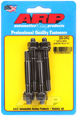ARP 200-2402 Carburetor Stud Kit 1" spacer. 8740. hex Photo-0