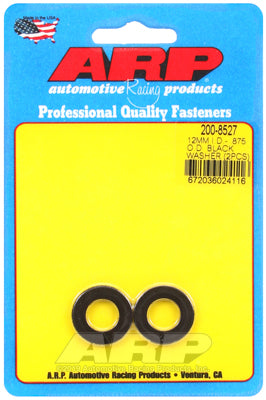 ARP 200-8527 Washer Kit M12 ID .875" OD black oxide washers Photo-0