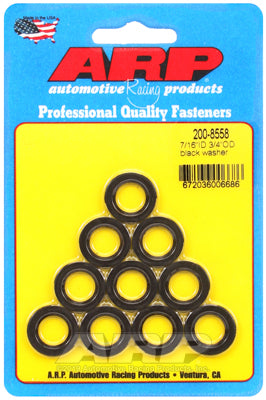 ARP 200-8558 Washer Kit 7/16" ID 3/4" OD black oxide washers Photo-0