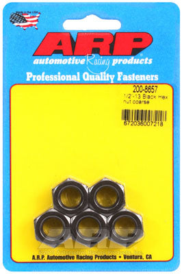 ARP 200-8657 Nut Kit 1/2"-13 black coarse hex Photo-0