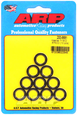 ARP 200-8681 Washer Kit 7/16" ID 5/8" OD chamfer con rod washers Photo-0