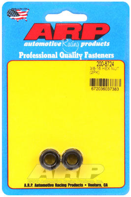ARP 200-8724 Nut Kit 3/8-16 black hex Photo-0