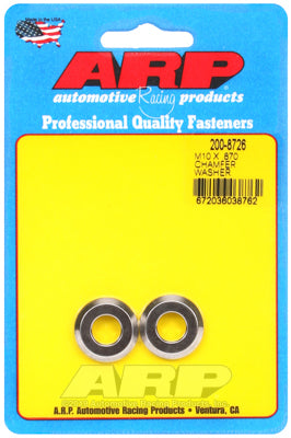 ARP 200-8726 Washer Kit M10 ID .870 OD chamfer black oxide washers Photo-0