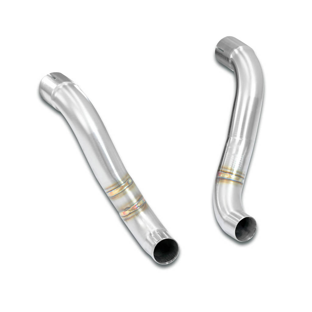 SUPERSPRINT 243733 Connecting pipe kit Right + Left PORSCHE 911 (Serie 997.1) Photo-0