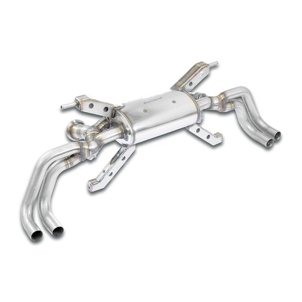 SUPERSPRINT 776054 Rear exhaust with valves Right - Left 4 exits - (Replaces the main catalytic conv Photo-0