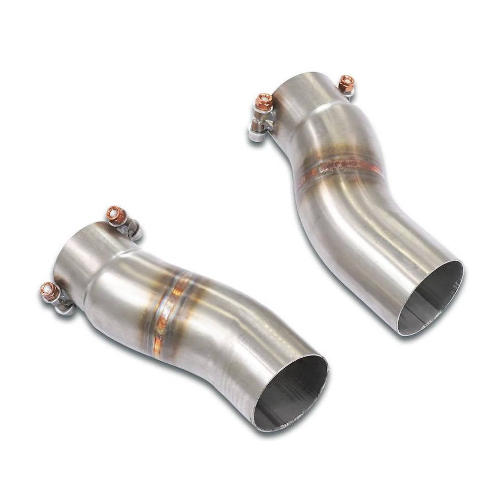 SUPERSPRINT 845153 Connecting pipes kit Right - Left for OEM centre exhaust (Ø 70mm) MERCEDES-Benz W211 E Photo-0