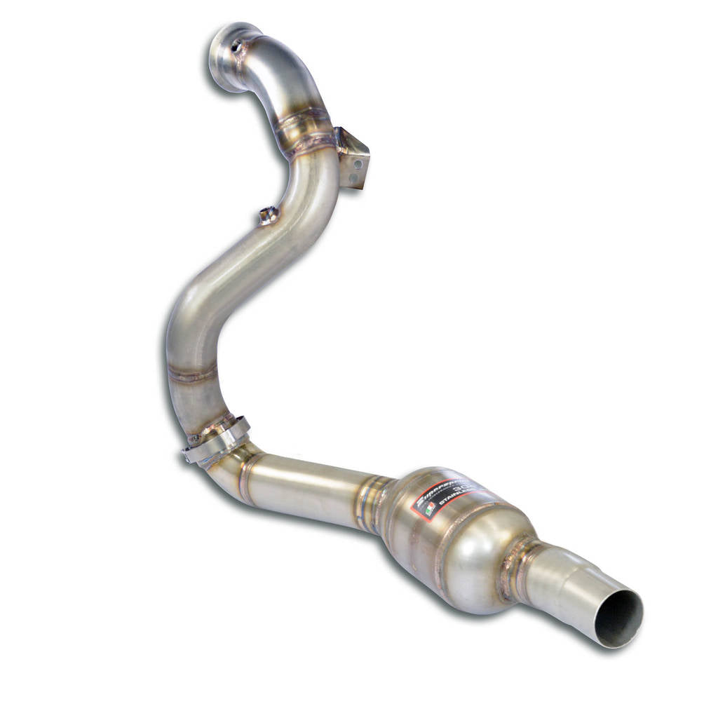 SUPERSPRINT 722381 Downpipe Left + Metallic catalytic converter - (Replaces pre-catalytic converter) Photo-0