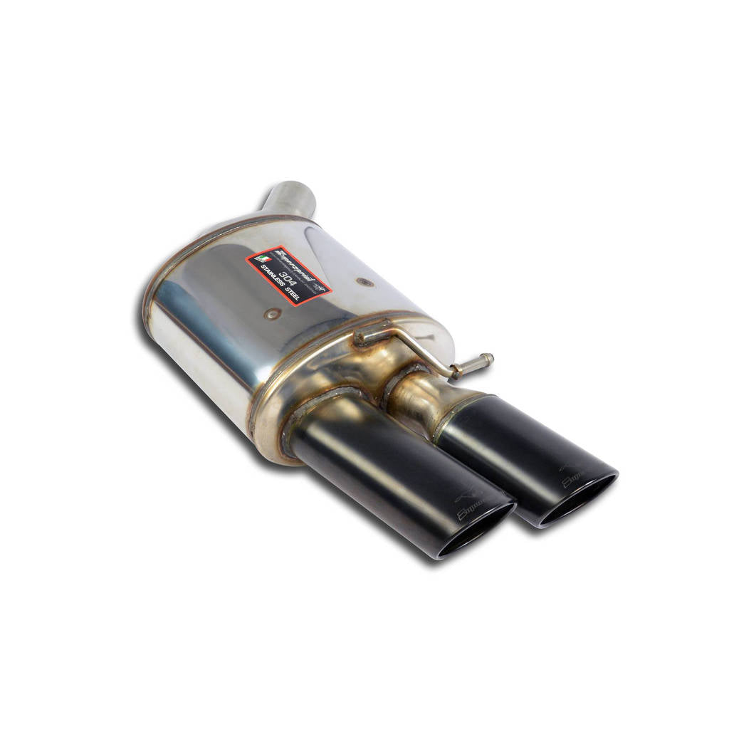 SUPERSPRINT 769637 Rear exhaust Left 100x75 BLACK AUDI A6 S6 C7 Typ 4G Facelift QUATTRO 2015 -> Photo-0