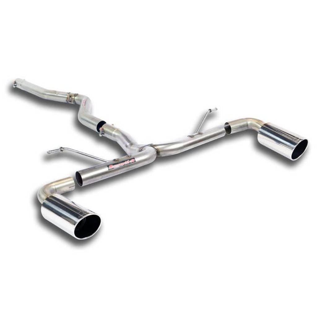 SUPERSPRINT 522144 Connecting pipe + rear pipe Right O100 - Left O100 BMW F30/F31 2012 -> 2015 Photo-0