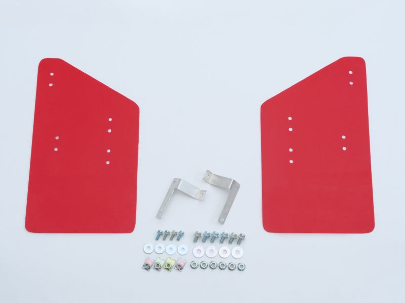 CUSCO 918 851 RR Mud Flaps Rear (red) for TOYOTA Hiace (GDH201V) 2004- Photo-0