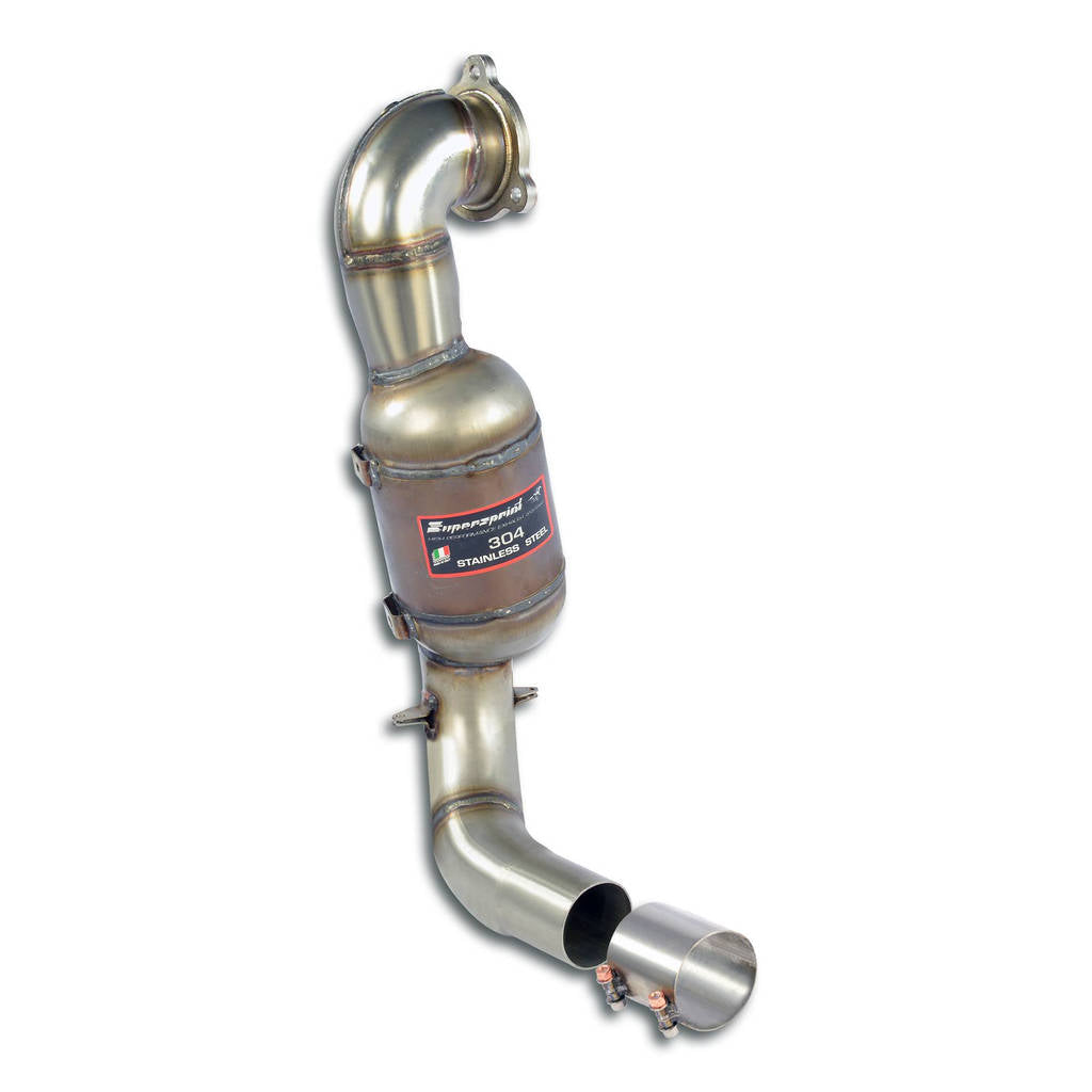 SUPERSPRINT 722021 Downpipe + Metallic catalytic converter WRC 100CPSI MERCEDES-Benz C117 CLA Photo-0