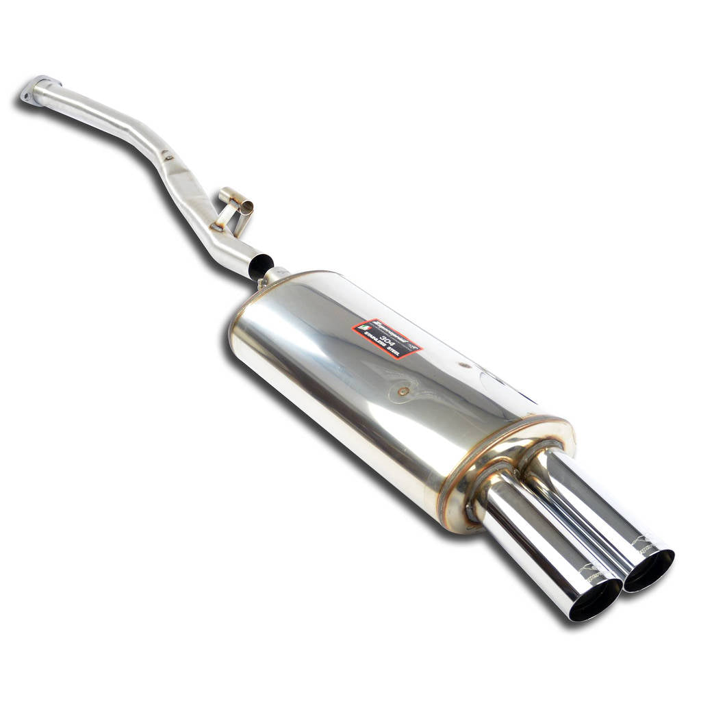 SUPERSPRINT 783106 Centre pipe + Rear exhaust OO76 STEEL 409 BMW Serie 3 E30 Photo-0