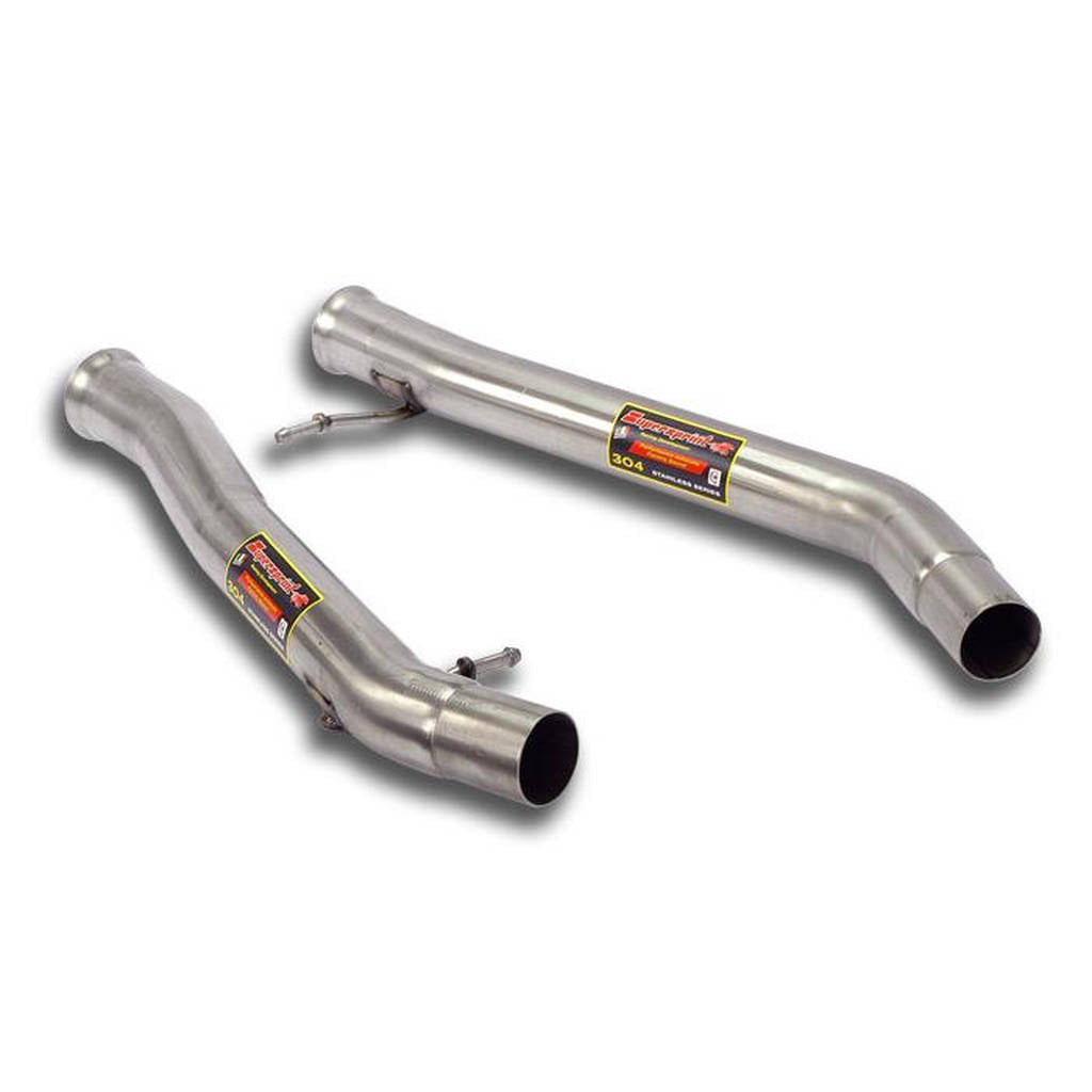 SUPERSPRINT 980522 Connecting pipe Right - Left for OEM Kat. BMW E70 X5 Photo-0