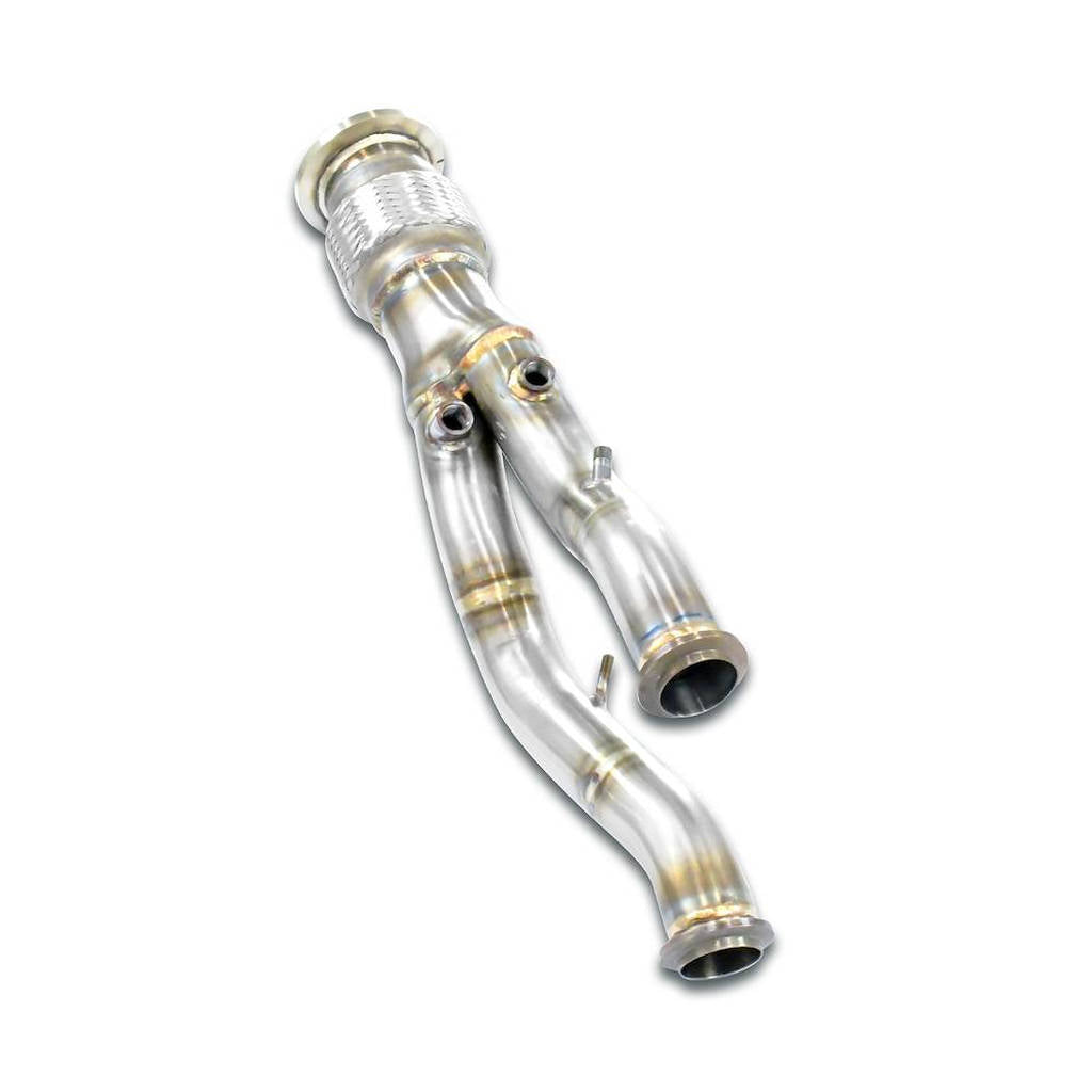SUPERSPRINT 350632 Connecting "Y-Pipe" left - (Replaces catalytic converter) LAMBORGHINI Photo-0