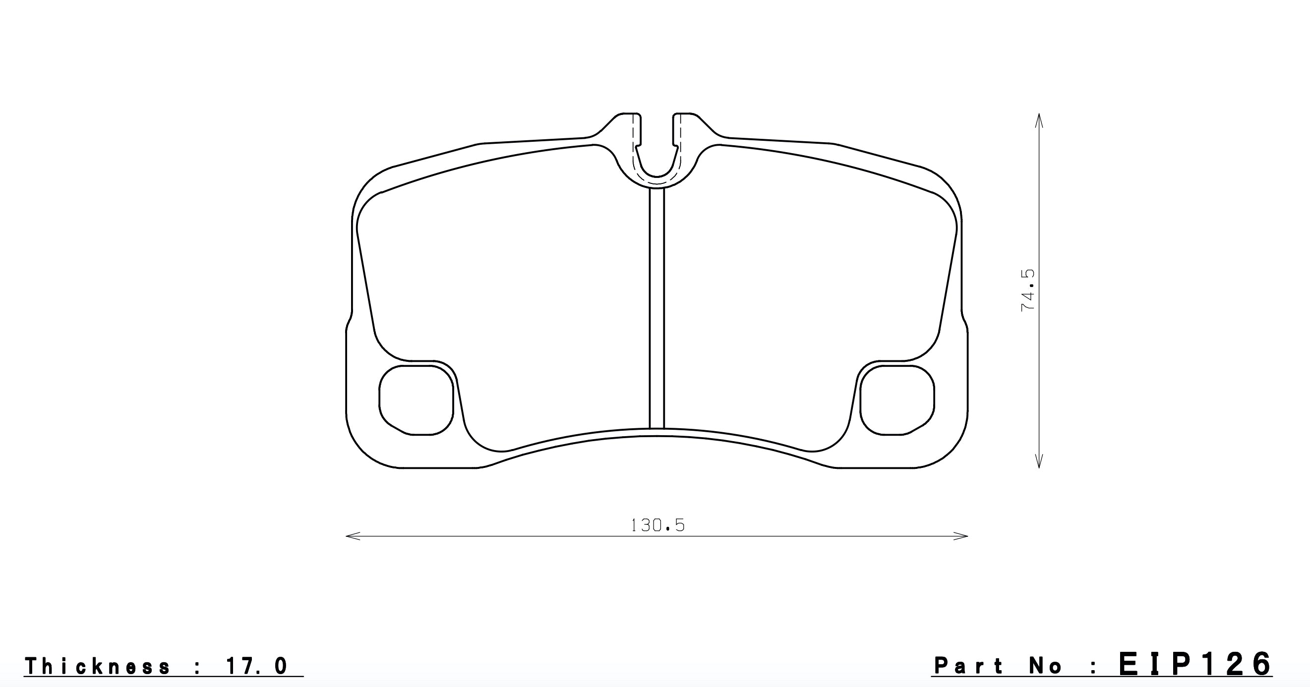 ENDLESS HP285MA45B Brake pads rear PORSCHE 997 GT2/GT3/Turbo (18.5mm) Photo-0