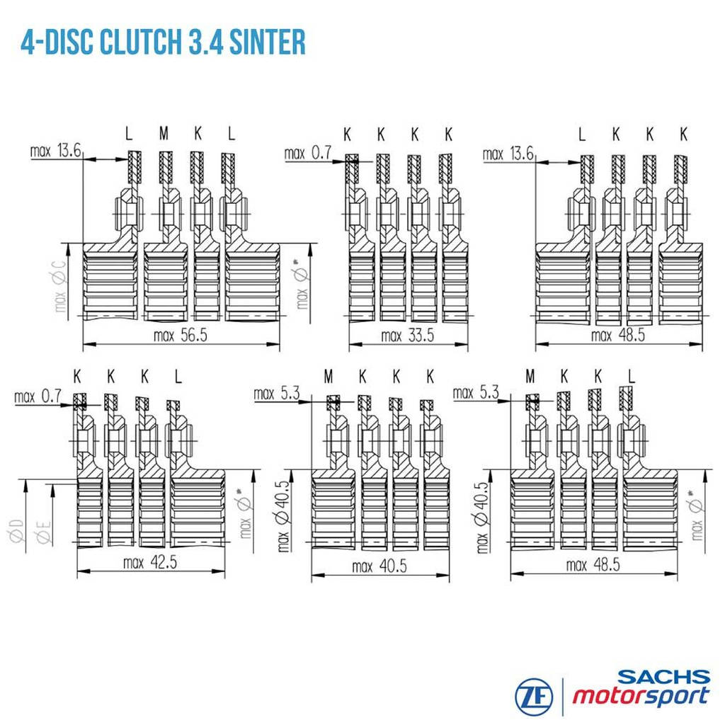 SACHS PERFORMANCE 881864001870 Clutch Disc RCS 140-S3.4 Photo-4