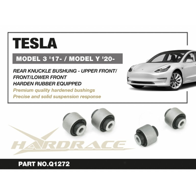HARDRACE Q1272 Bushing Rear Knuckle (upper front, front, lower front) for TESLA Model 3 / Model Y Photo-3