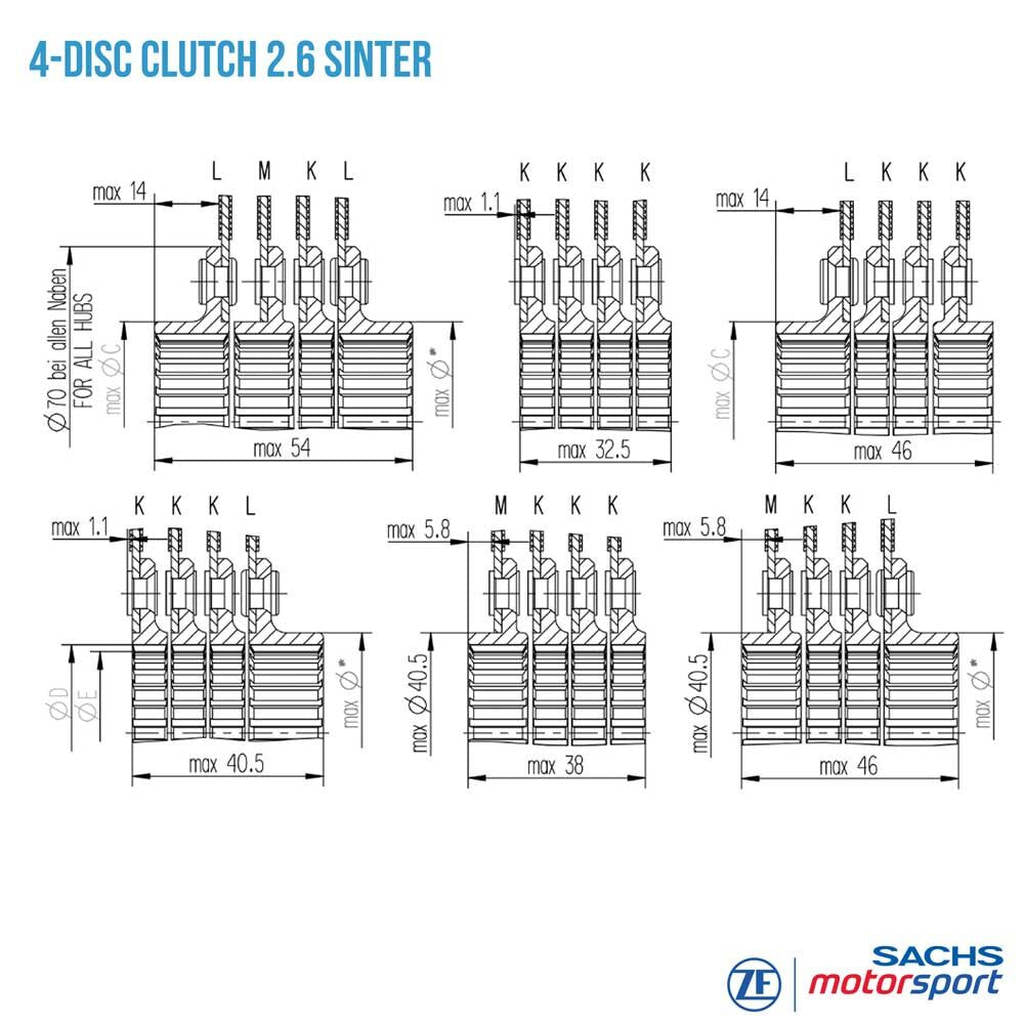 SACHS PERFORMANCE 881864002400 Clutch Disc RCS 140-S2.6 Photo-4