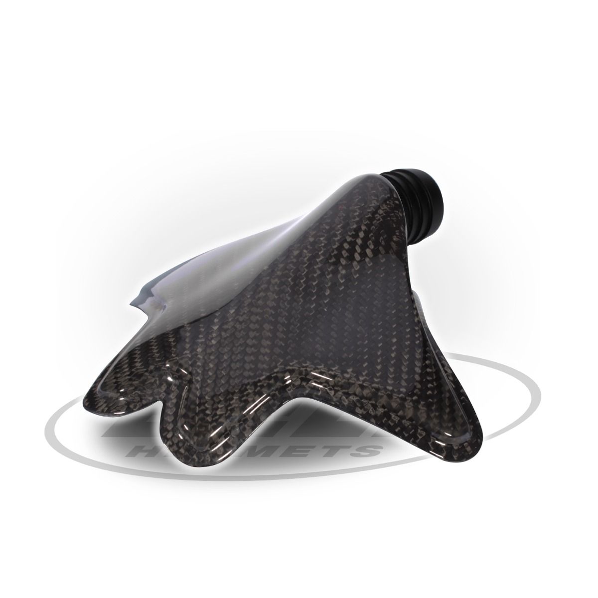 BELL 2070237 FORCED AIR Top 8 holes for HP5/HP7/HP77/RS7, V05, carbon, 90 degree Photo-1