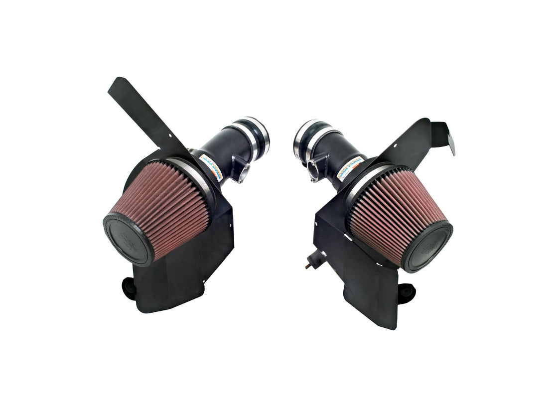 K&N 69-2003TFK Performance Air Intake System TYPHOON; BMW M5 5.0L, 06-07 (FLAT BLACK) Photo-0