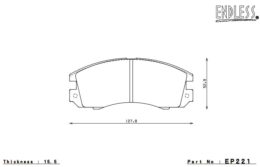 ENDLESS EP221MA45B Brake pads Photo-0